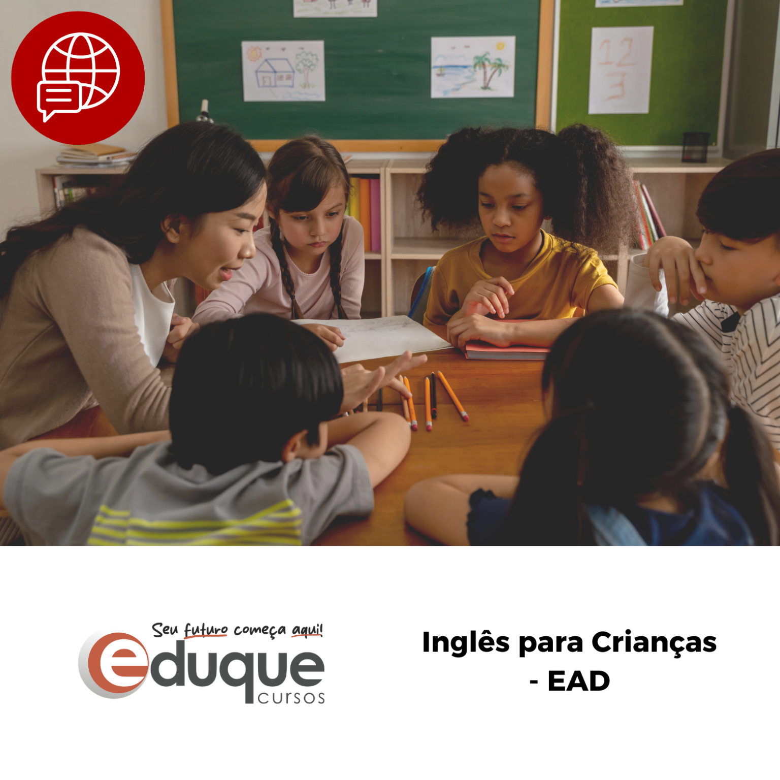 Inglês para Crianças – EAD – Eduque Cursos